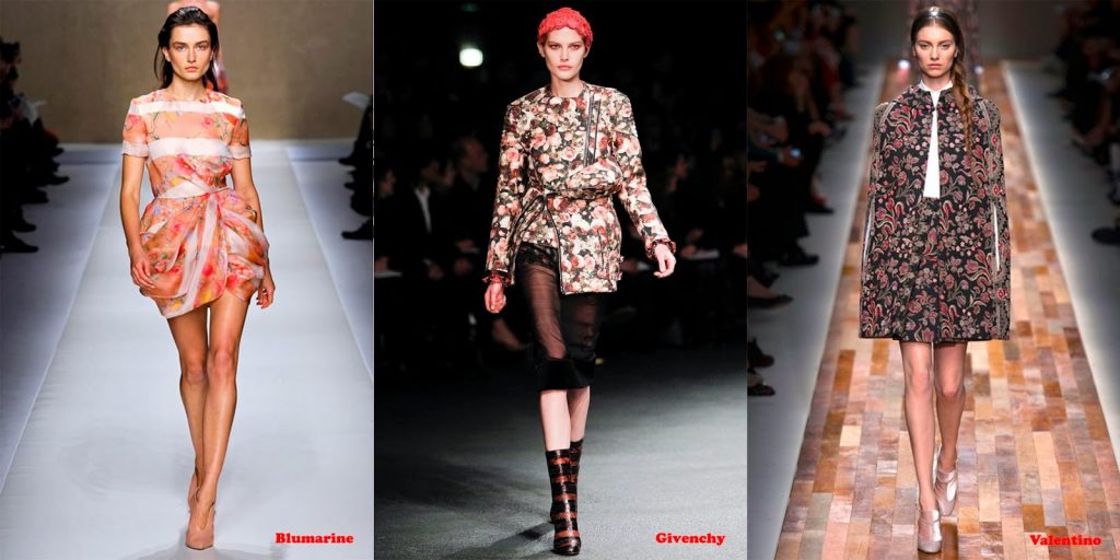 Tendencia mujer estampado flores