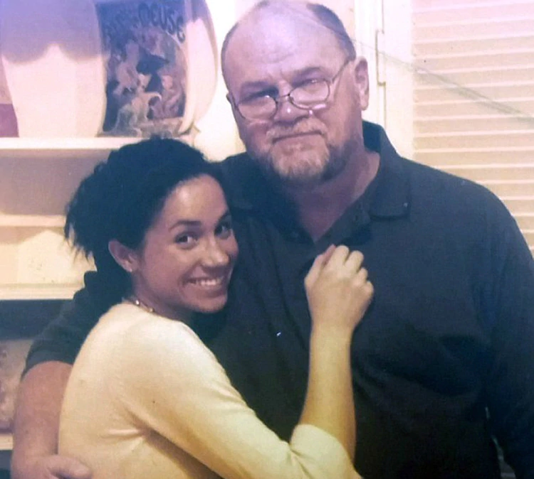 Meghan Markle y Thomas Markle