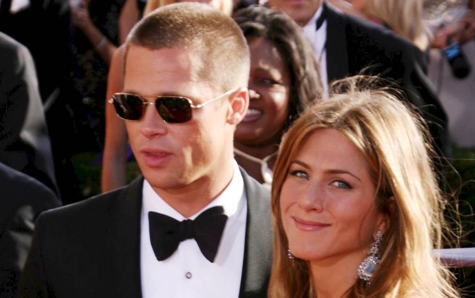 Jennifer Aniston y Brad Pitt