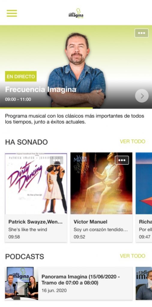 ¡Actualízate! Ya llegó la nueva aplicación de Radio Imagina — Radio Imagina