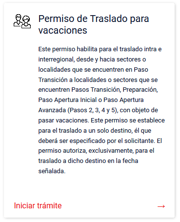 permiso de traslado para vacaciones comisaria virtual