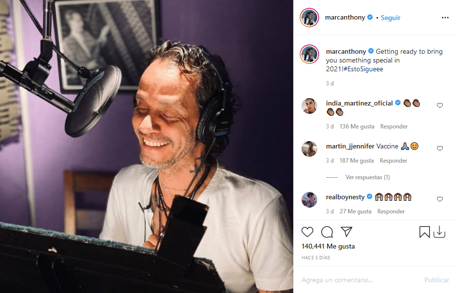 Marc Anthony instagram