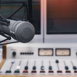 Close Up Of Microphone In Studio