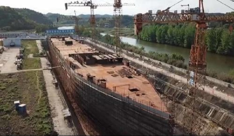 El Titanic revive: China construye replica exacta del emblemático barco 