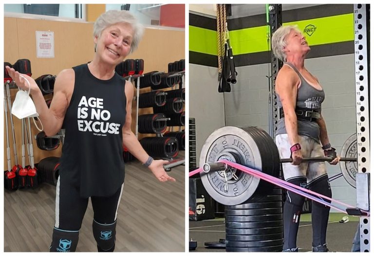 Mujer de 71 años tiene el récord mundial en peso muerto de 115 kilos