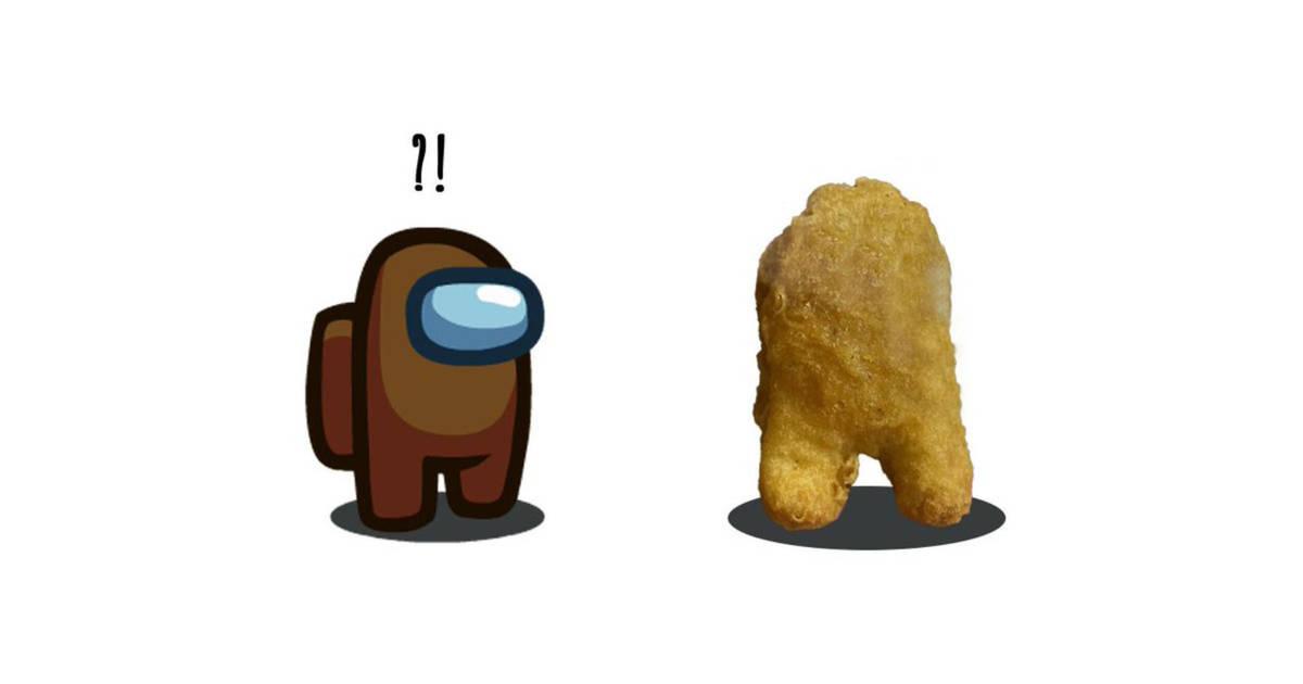 ¡Increible!: Venden nugget con forma de Among Us en $100 mil dolares 