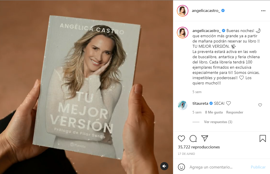 Angélica Castro nos presenta su nuevo libro Tu mejor versión