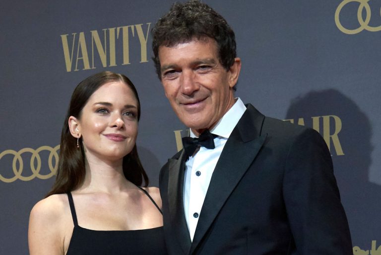 Stella Banderas y Antonio Banderas