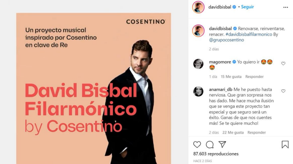 David Bisbal cumple su sueño