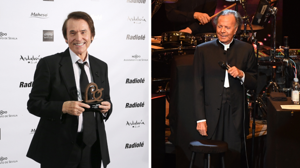 Raphael y Julio Iglesias