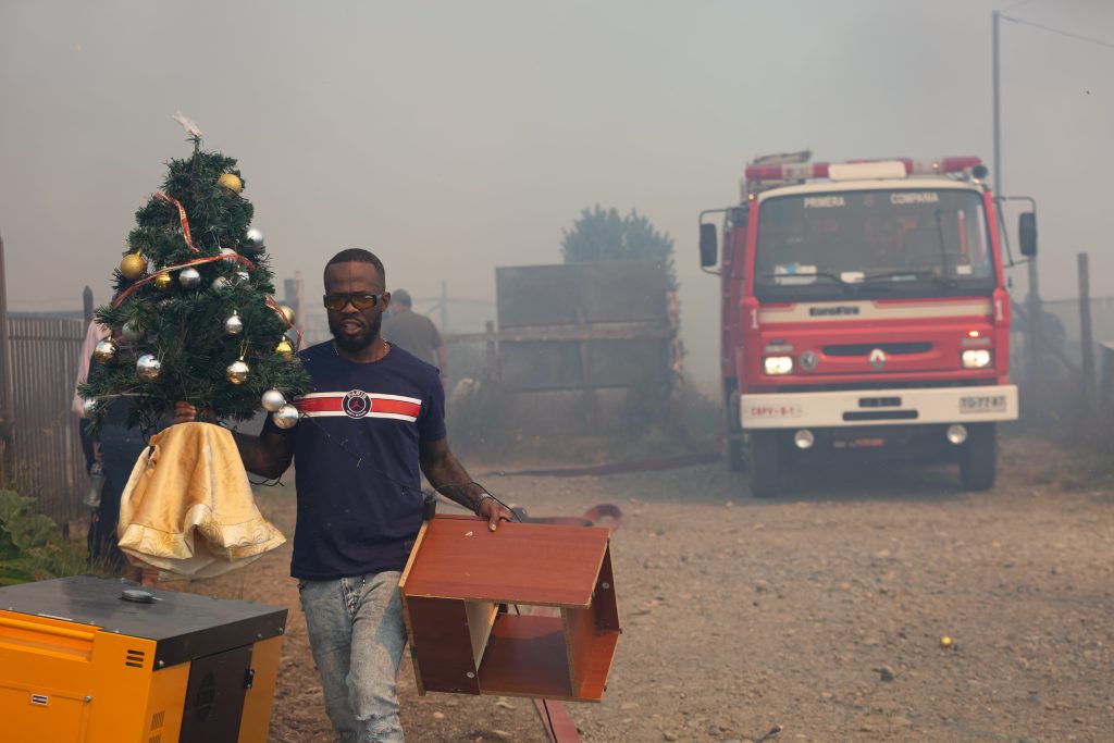 incendio forestal alerta roja