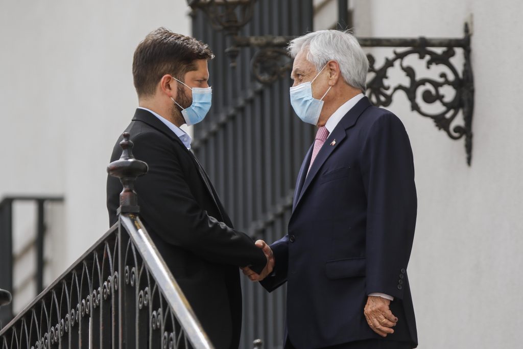 Gabriel Boric En Palacio La Moneda cambio de mando