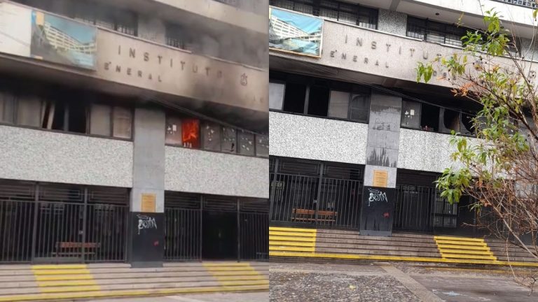 INCENDIO INSTITUTO NACIONAL