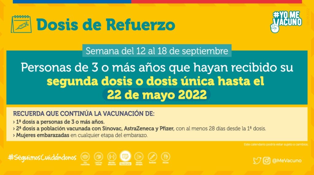 Dosis De Refuerzo Septiembre