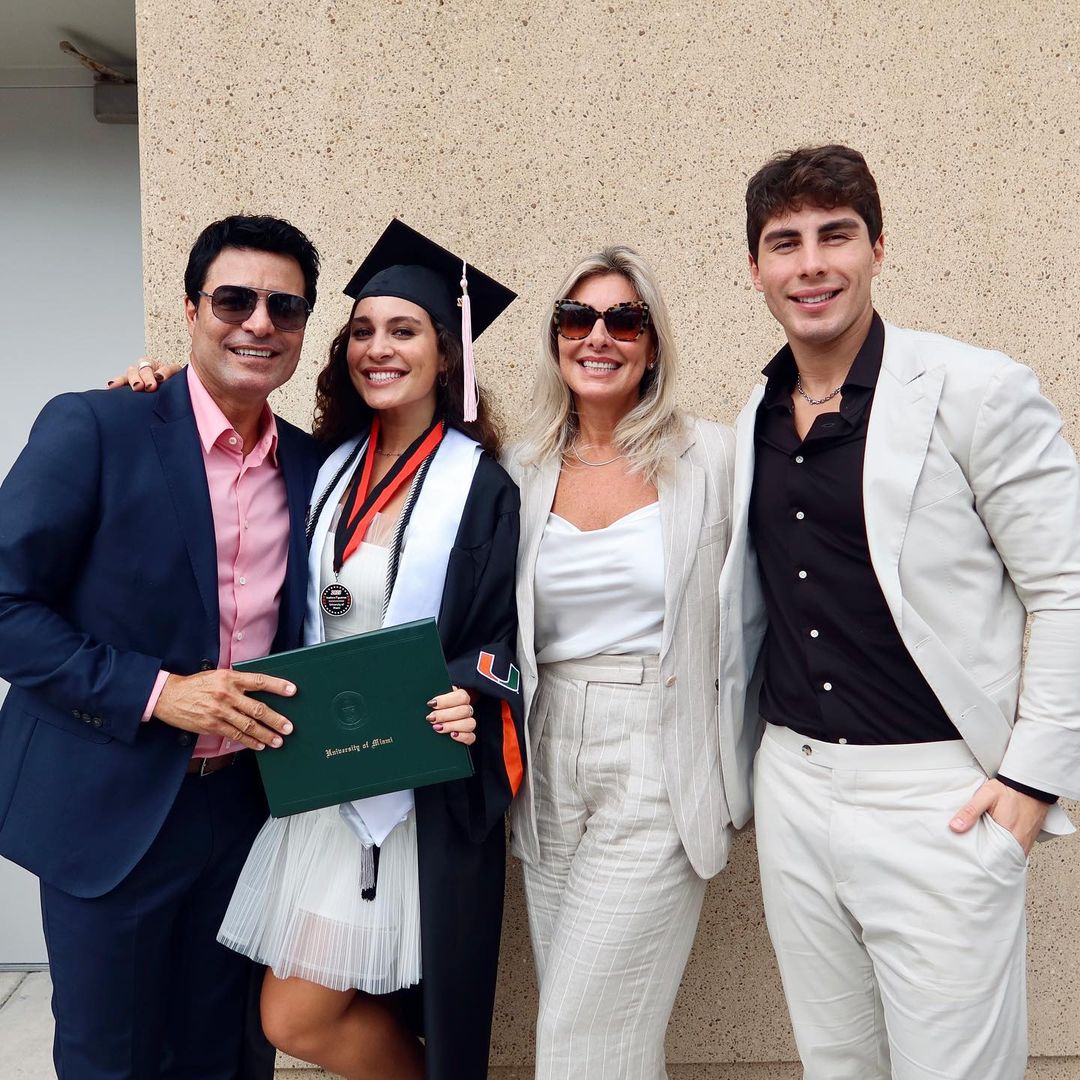 Graduación de la hija de Chayanne