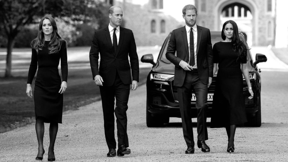 Kate, Meghan. Harry Y William