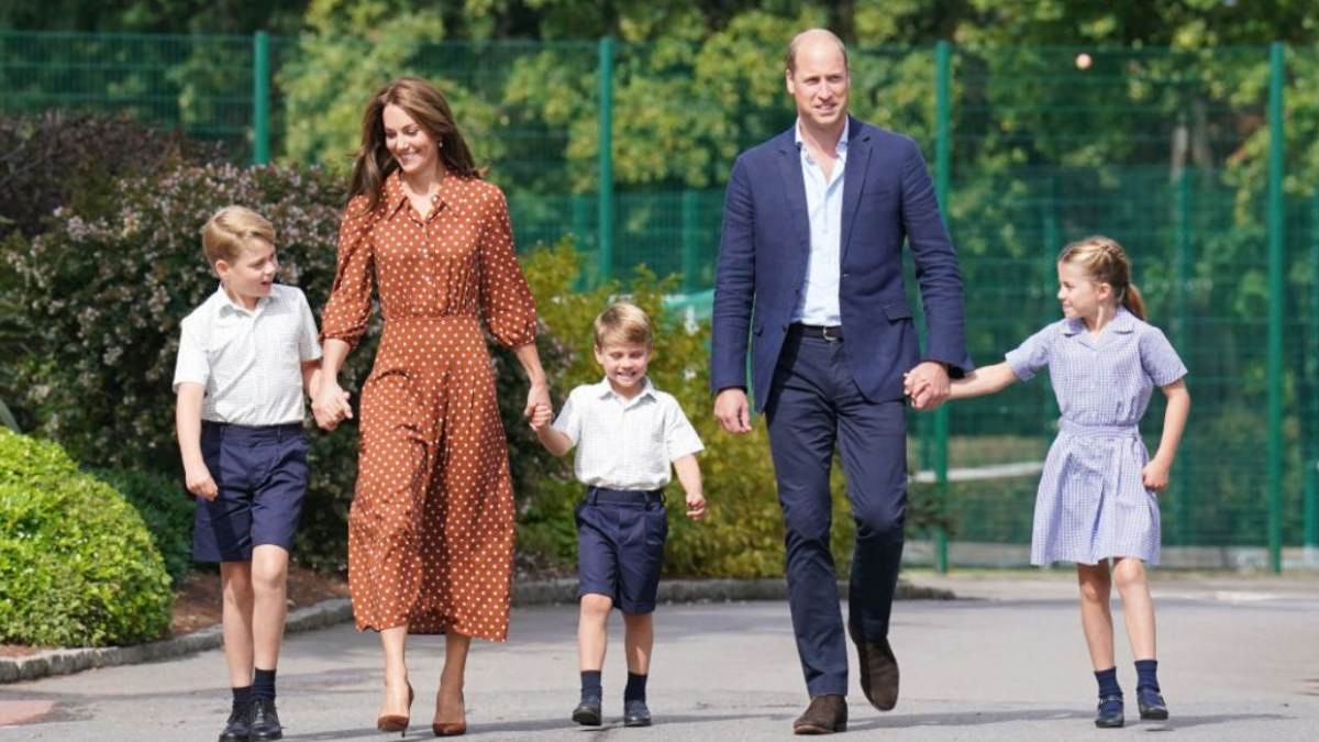 William Y Kate Con Sus Hijos