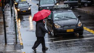 Lluvia en Santiago