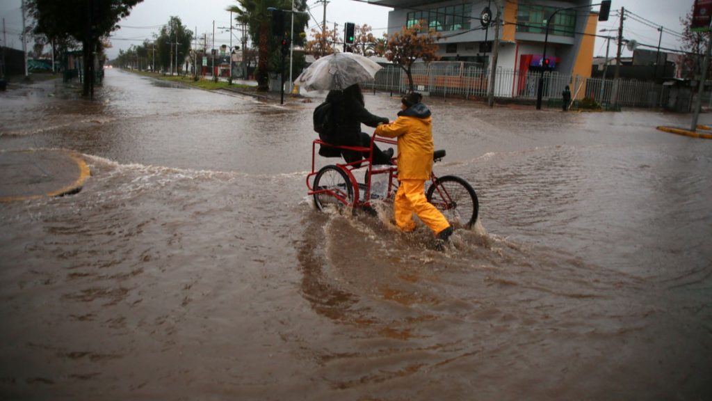 Lluvia En Santiago