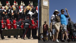 Tres Guardias Reales Se Desmayan