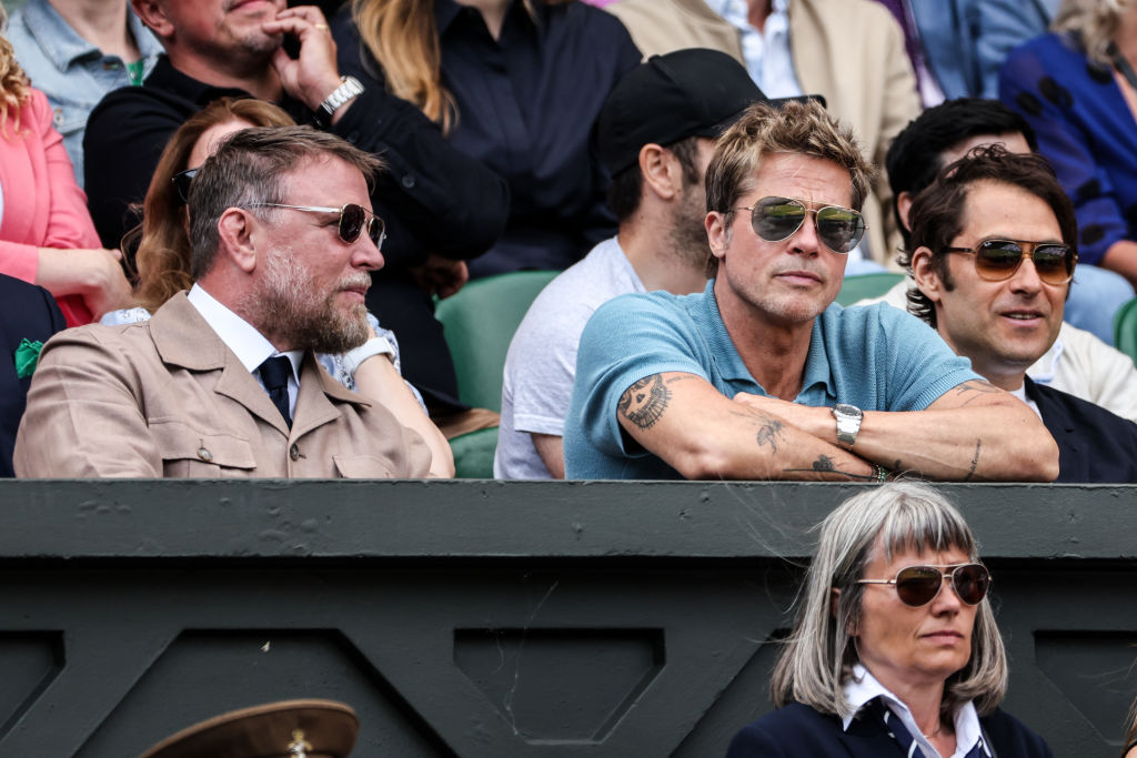 brad pitt wimbledon londres