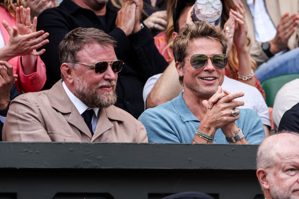 brad pitt wimbledon