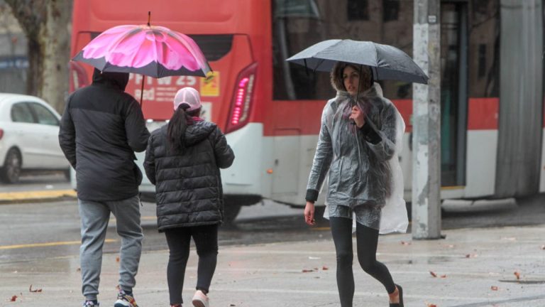 Lluvia En Santiago