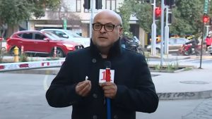 periodista de Canal 13 Miguel Acuña