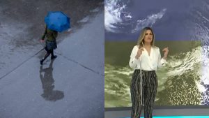 Ola De Calor Y Lluvia En Santiago