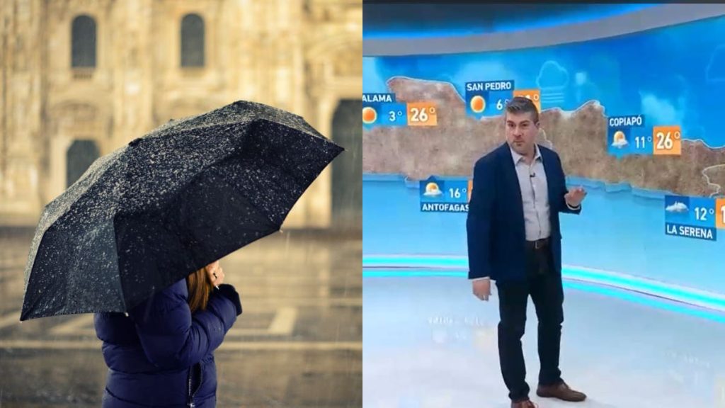 Ola Polar Y Lluvia En Santiago