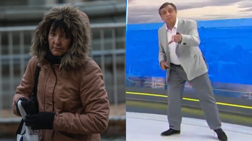 Ola Polar Y Lluvia En Santiago