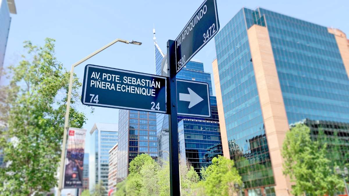 Avenida Sebastián Piñera Echenique Esta es la calle que vecinos de Las