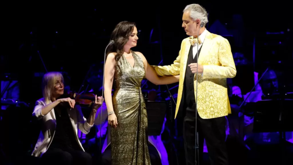 Andrea Bocelli Y Pía Toscano