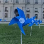 Emotiva Intervención Palacio De La Moneda Amaneció Con Cuatro Mil Remolinos Por El Día Contra El Maltrato Infantil