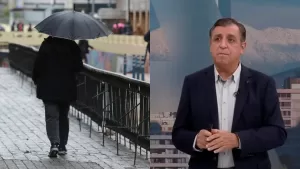 Lluvia En Santiago Ivan Torres TVN 09 De Abril