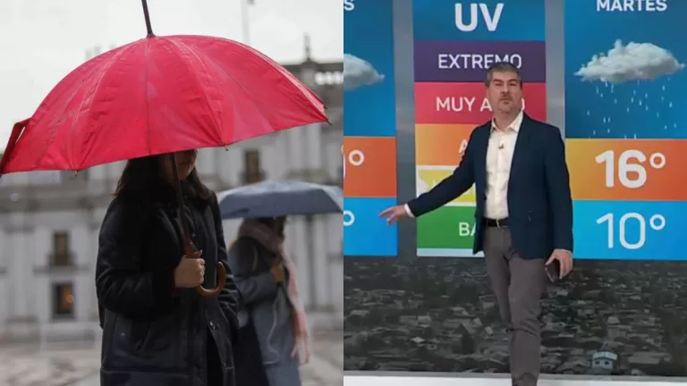 Lluvia en Santiago: Meteorólogo Eduardo Sáez reveló los días y horas donde se registraran las próximas precipitaciones en la RM los últimos días de abril