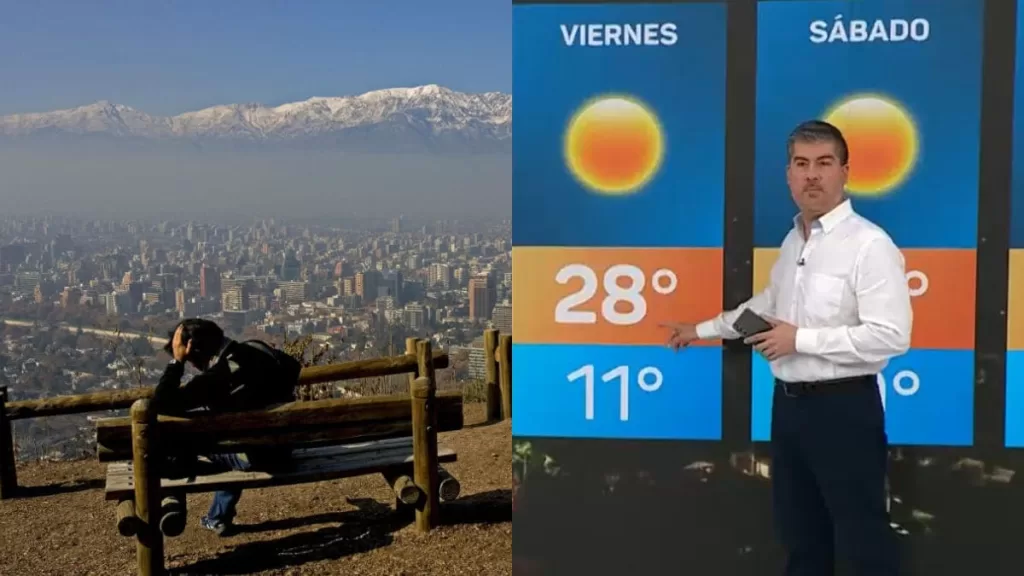 Cálidas Temperaturas A Santiago