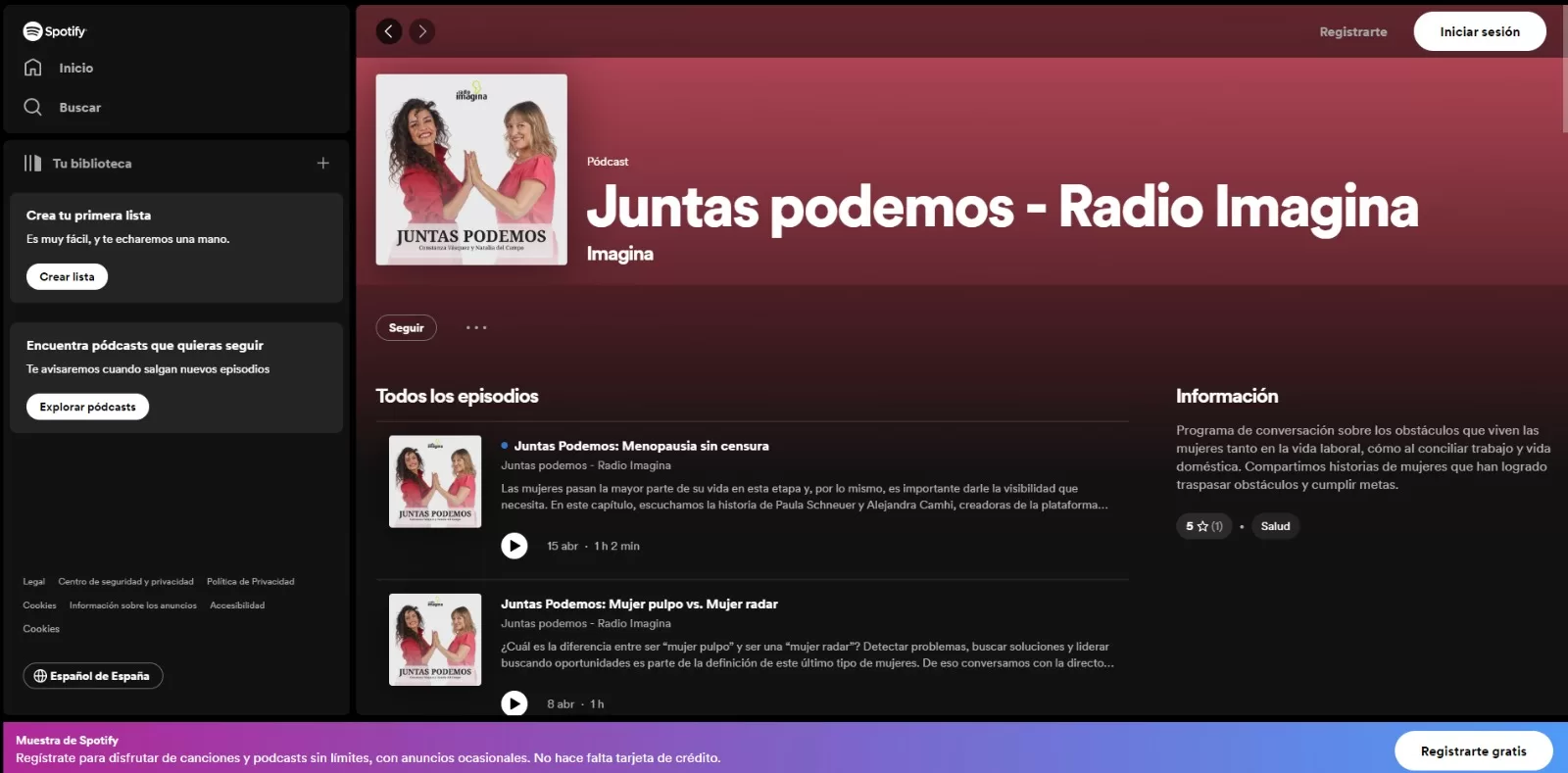 Juntas Podemos En Spotify