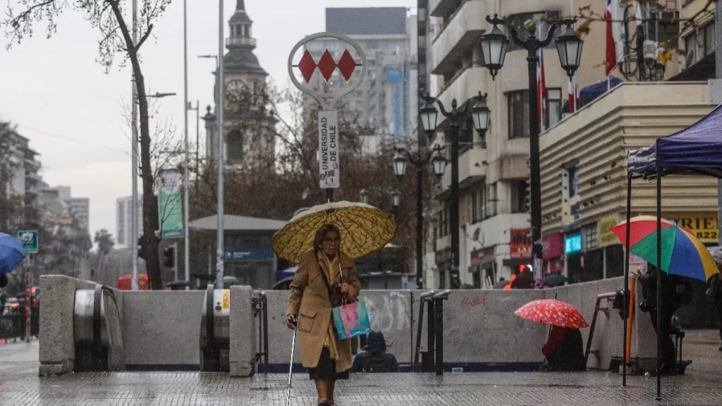 Lluvia En Santiago