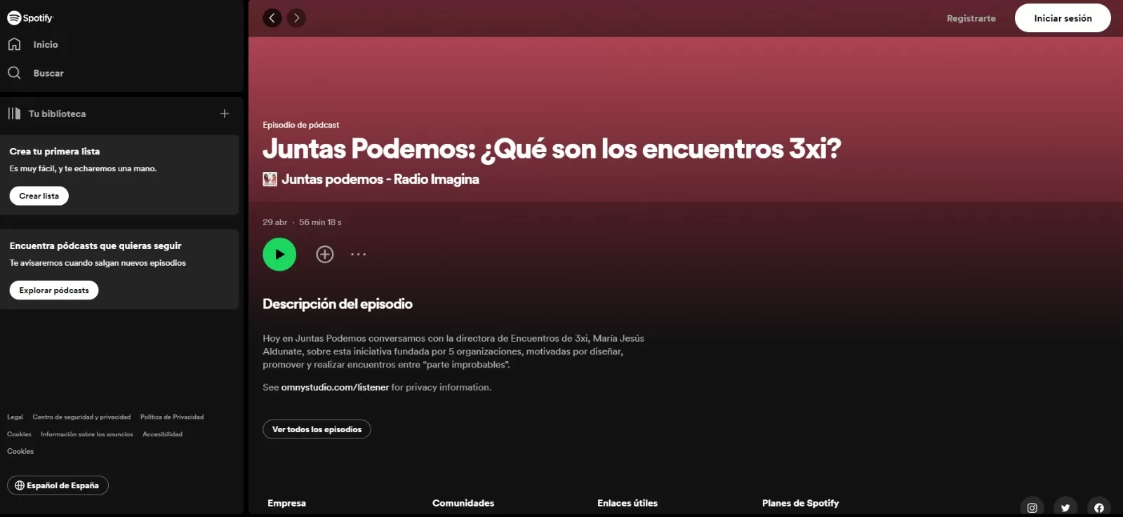 Spotify Juntas Podemos