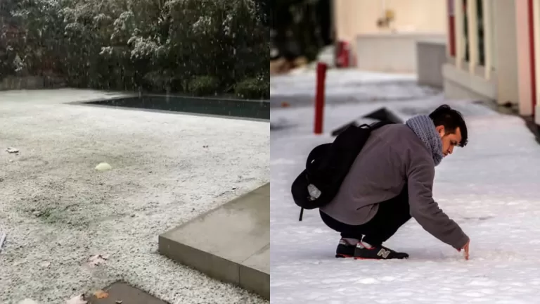 ¡Sorprendió a todos! Nieve en Santiago: Estas son las espectaculares postales y registros de la inusual nevazón registrada en la capital