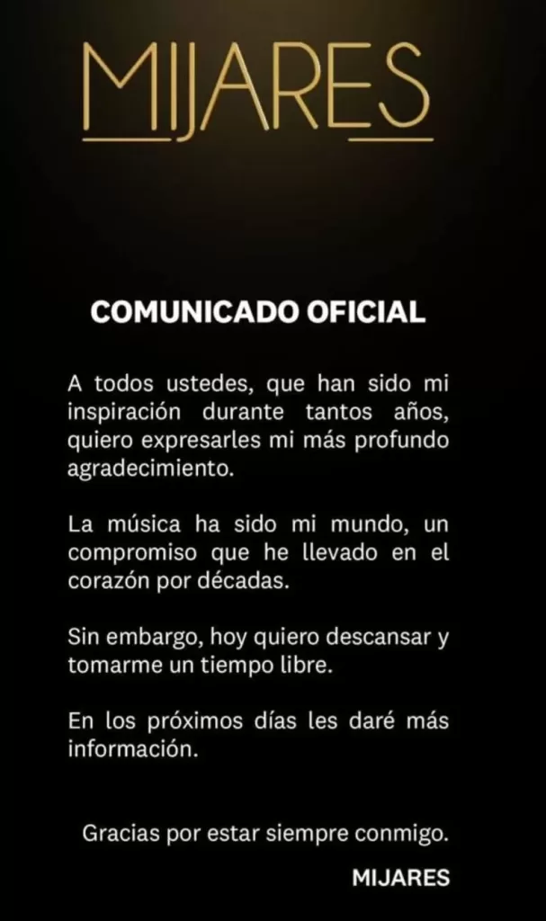 Mijares Deja La Musica