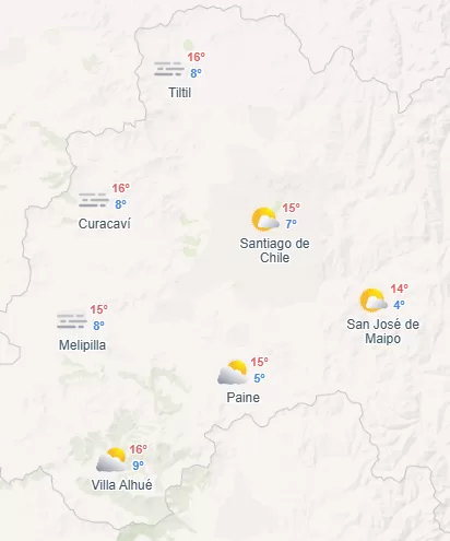 Comunas Afectadas Lluvia