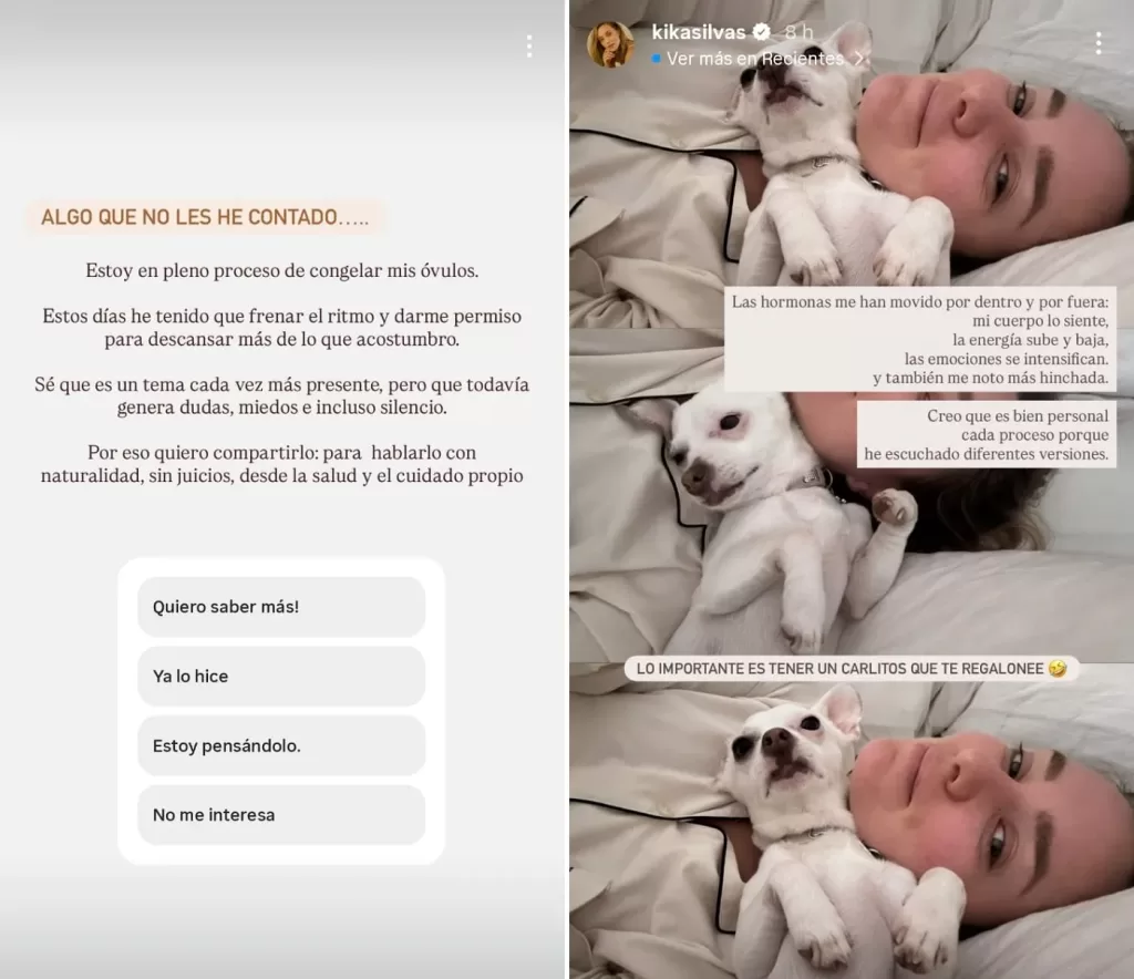 Kika Silva Congelamiento Ovulos Proceso