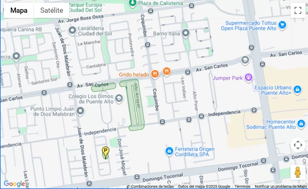 Suspensión del servicio en Puente Alto