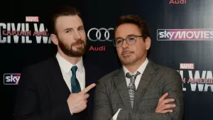 Chris Evans Y Robert Downey JR