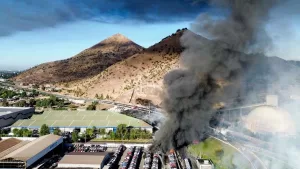 Incendio Accidente Renca Explosion