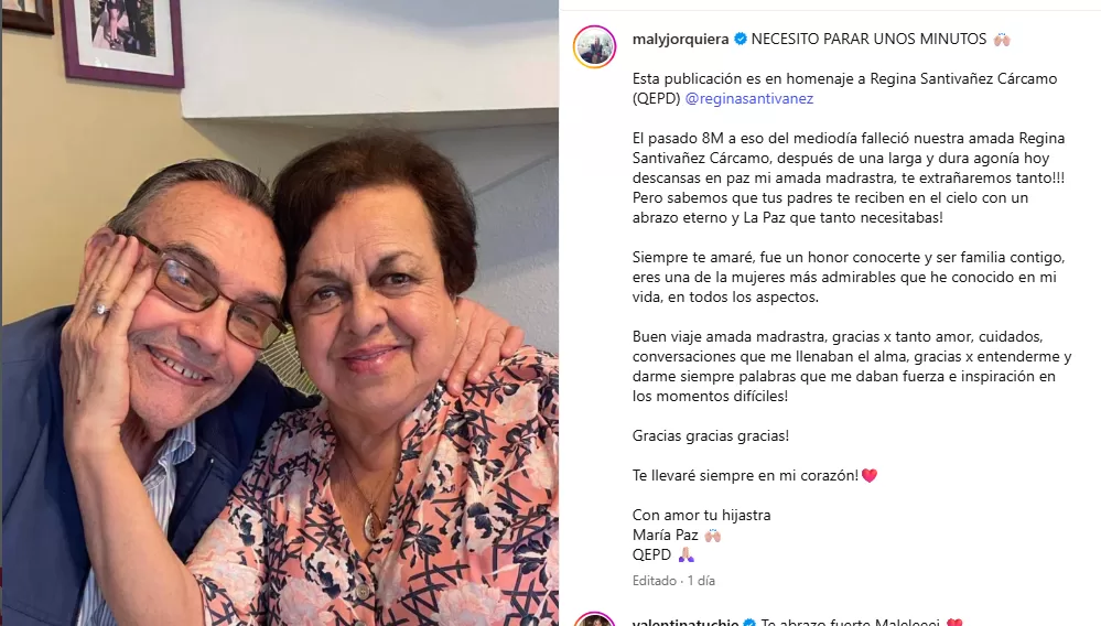 Captura de pantalla Instagram