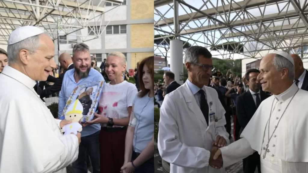 Papa León Sale Del Hospital