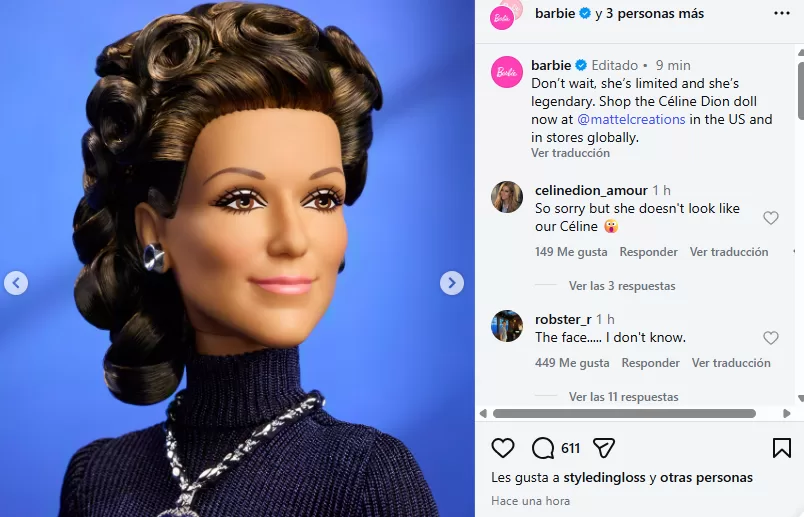 Barbie Celine Dion